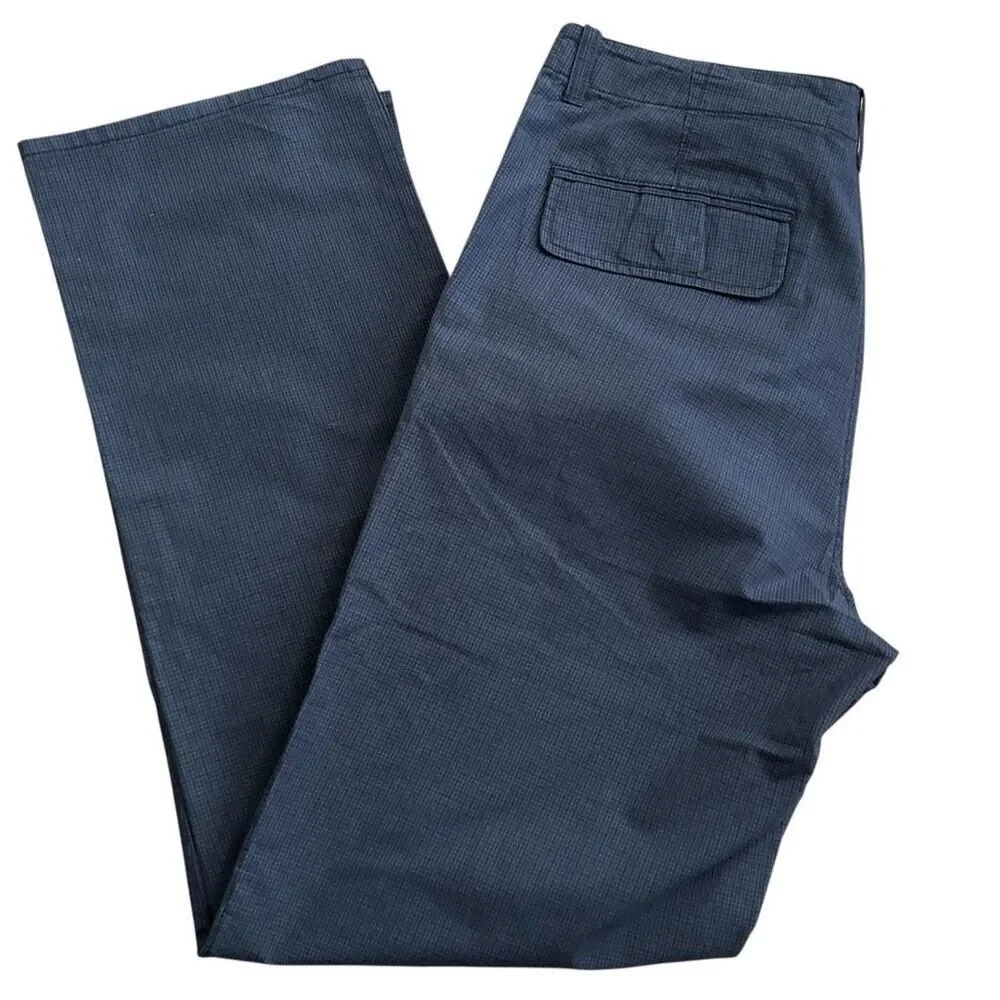 Calvin Klein Garment Wash Check Light Pants 34